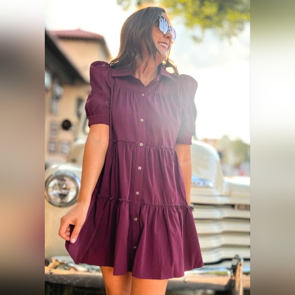 New Maroon Dress